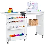 Best Choice Products Folding Sewing Table...