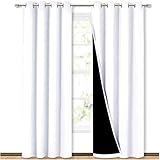 NICETOWN 100% Blackout Window Curtain Panels,...