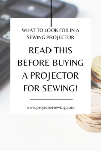 Best Projector For Sewing - Projector Sewing