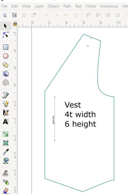 Final graded vest