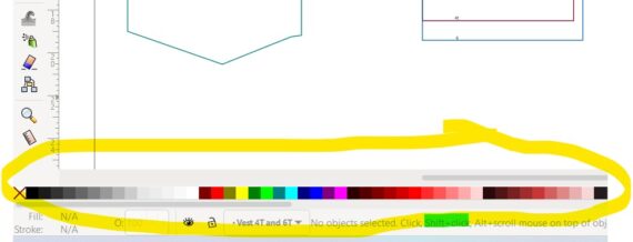 color palette in Inkscape