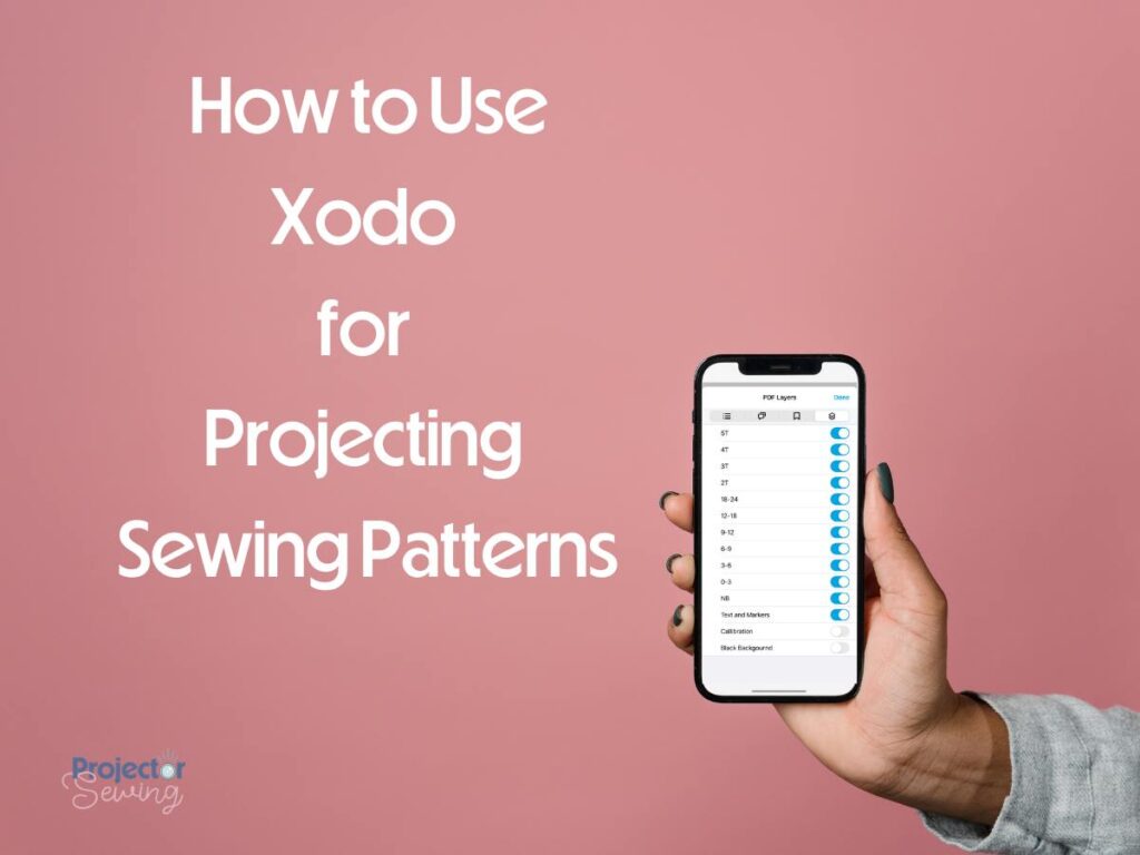 Xodo for pattern projecting