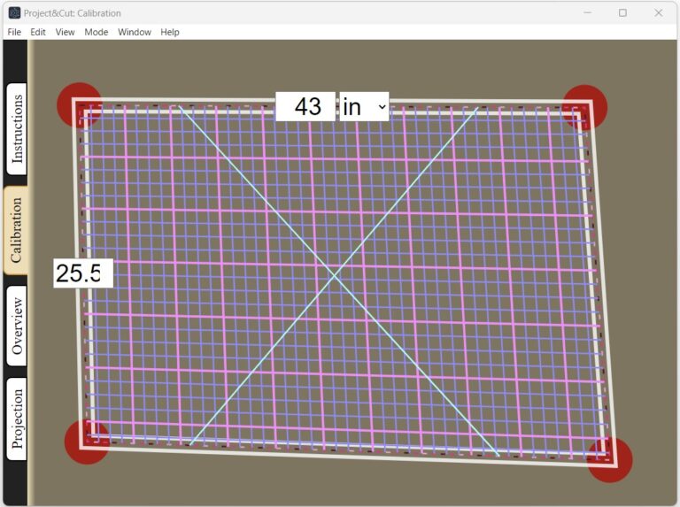 Project and Cut: Simple Sewing Projector Calibration Software