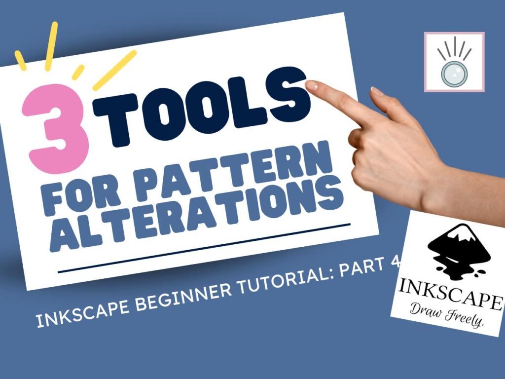 3 Tools in Inkscape to Make Almost Any Pattern Alteration!